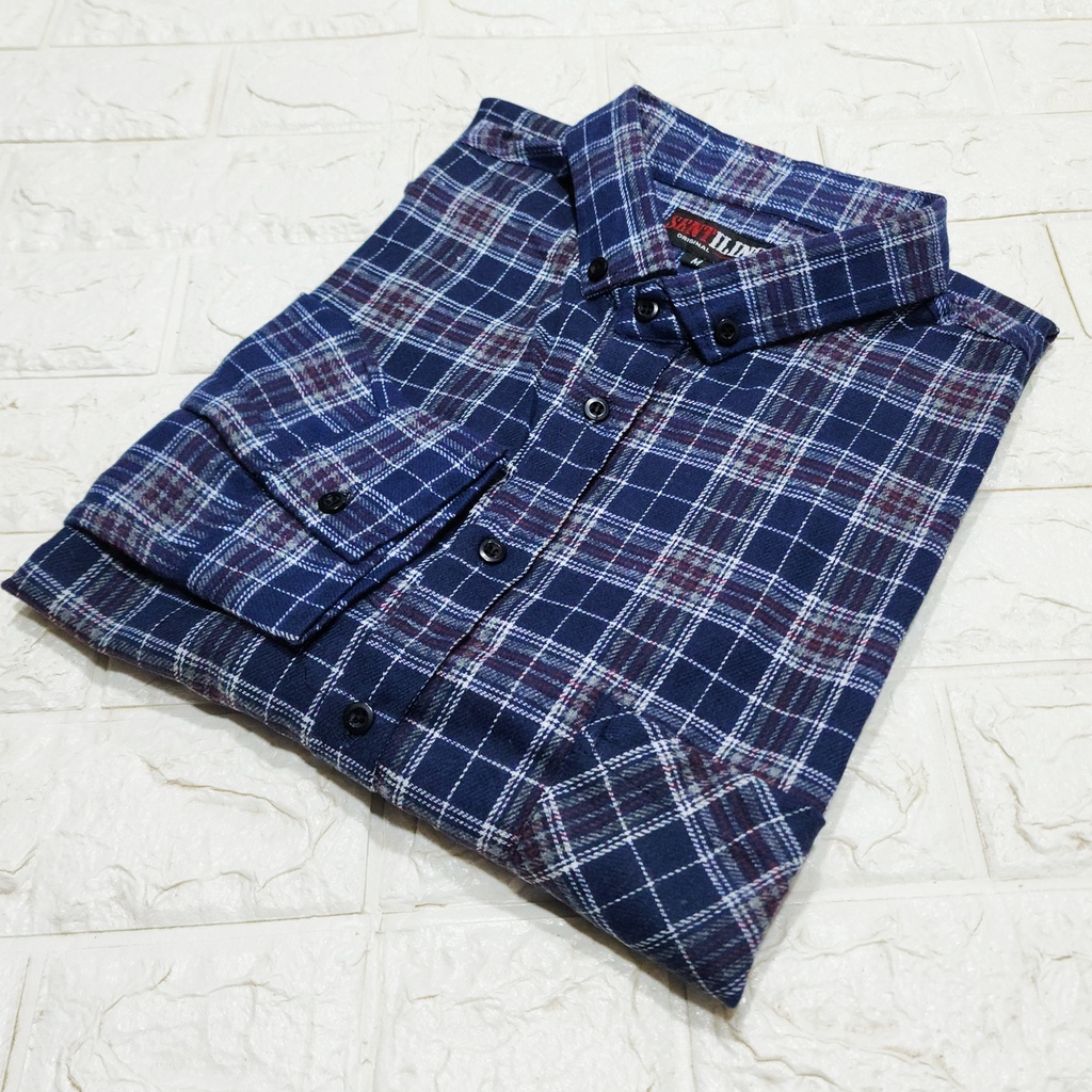 Kemeja Flanel Pria Kualitas Premium Lengan Panjang Unisex Exklusif 2022 (Murah) Fashion Pria-FPS13