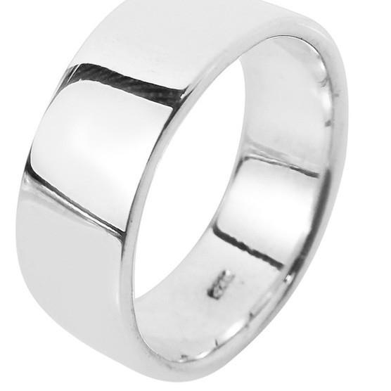 Cincin Perak 925 Pria Simple Polos APP01