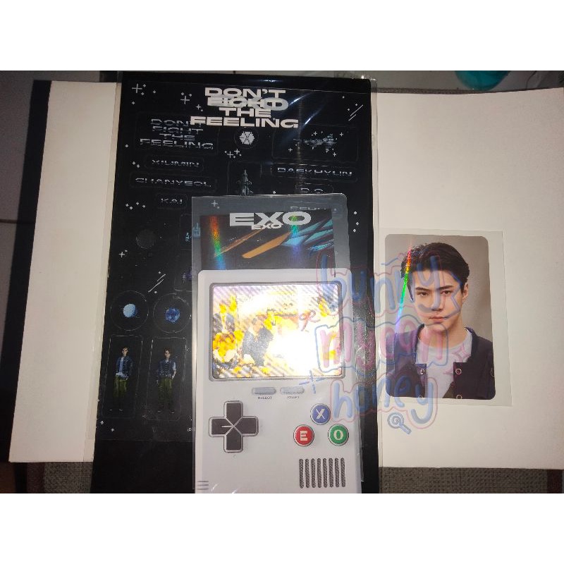 FULLSET MD EXO SEHUN TICKET & DECO STICKER DON'T FIGHT THE FEELING DFTF RARE