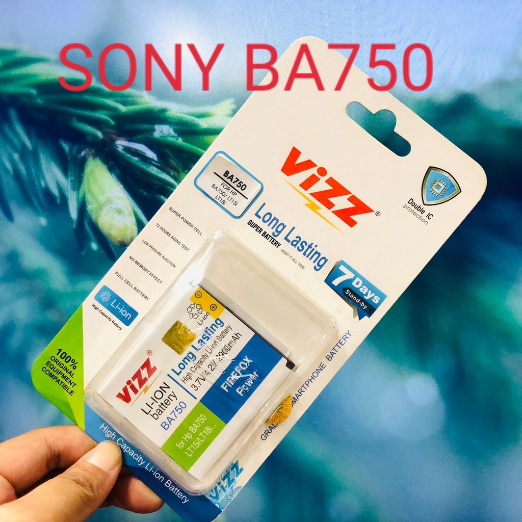 PROMO NEW BATERAI VIZZ SONY BST 36/ SONY BST 37/ SONY BST 39/ SONY BST 41/ SONY BST 43/ SONY EP500/ SONY BA600/ SONY BA700/ SONY BA750/ SONY BA800