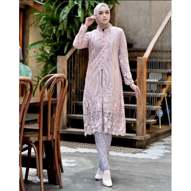 KEBAYA TUNIK TILLE KANCING SERIBU BUSUI FRENDLY TERBARU| KEBAYA KONDANGAN| KEBAYA| SET TUNIK BUSUI FRENDLY| SET KEBAYA PESTA| KEBAYA WISUDA| SET KEBAYA BRUKAT| STELAN TUNIK WANITA| KEBAYA FAVORITE