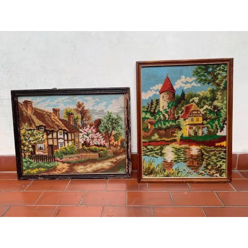 LUKISAN KRISTIK + FRAME