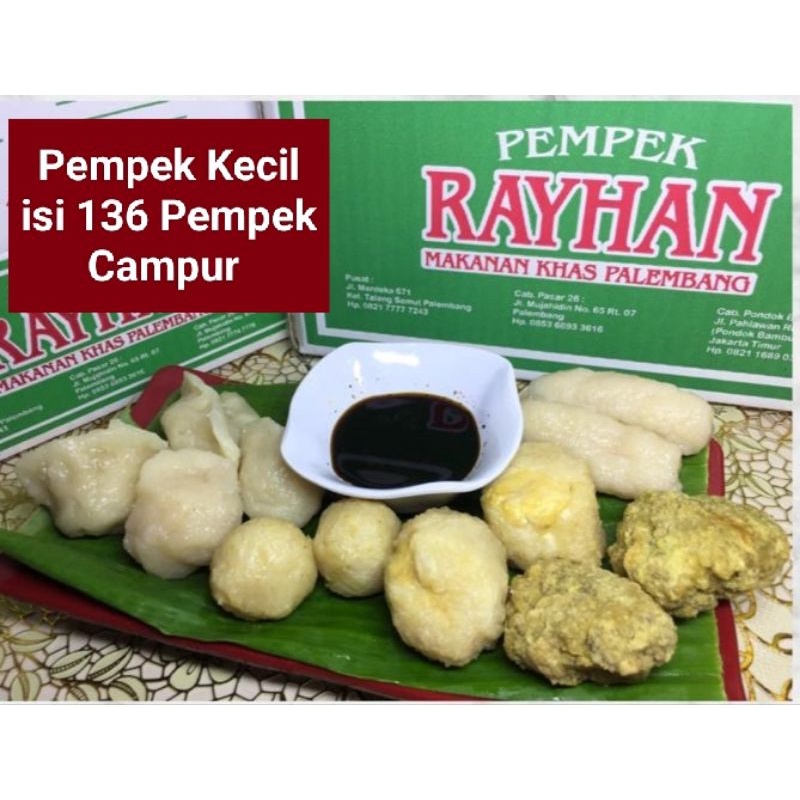 

Paket Kecil isi 136 Pempek Campur