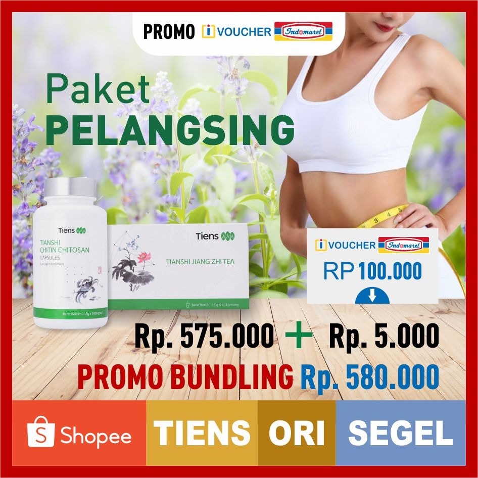 Jual PAKET BUNDLING PELANGSING JIANG ZHI TEA + CHITIN + Voucher