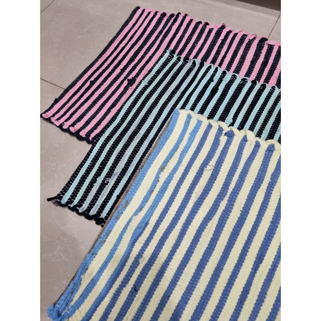 Keset Rajut / Keset Tenun / Keset Anyam / Keset Sulam Kualitas SUPER Serap Air