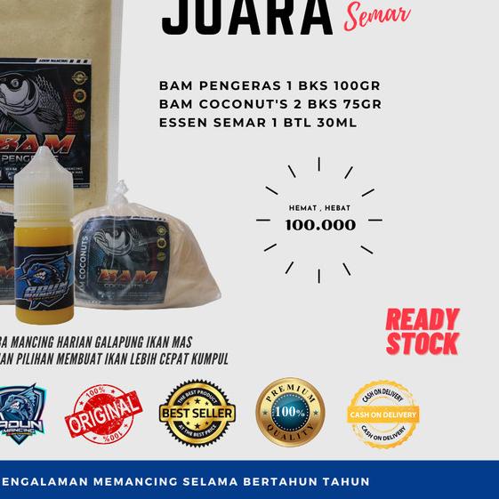 Paket juara Semar/Bam coconut's Specialis ikan Babon