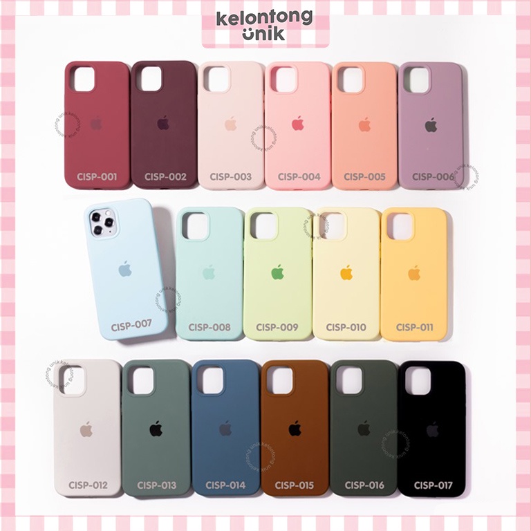 (Seri 5) For iPhone - Premium Silicone Case Full Cover