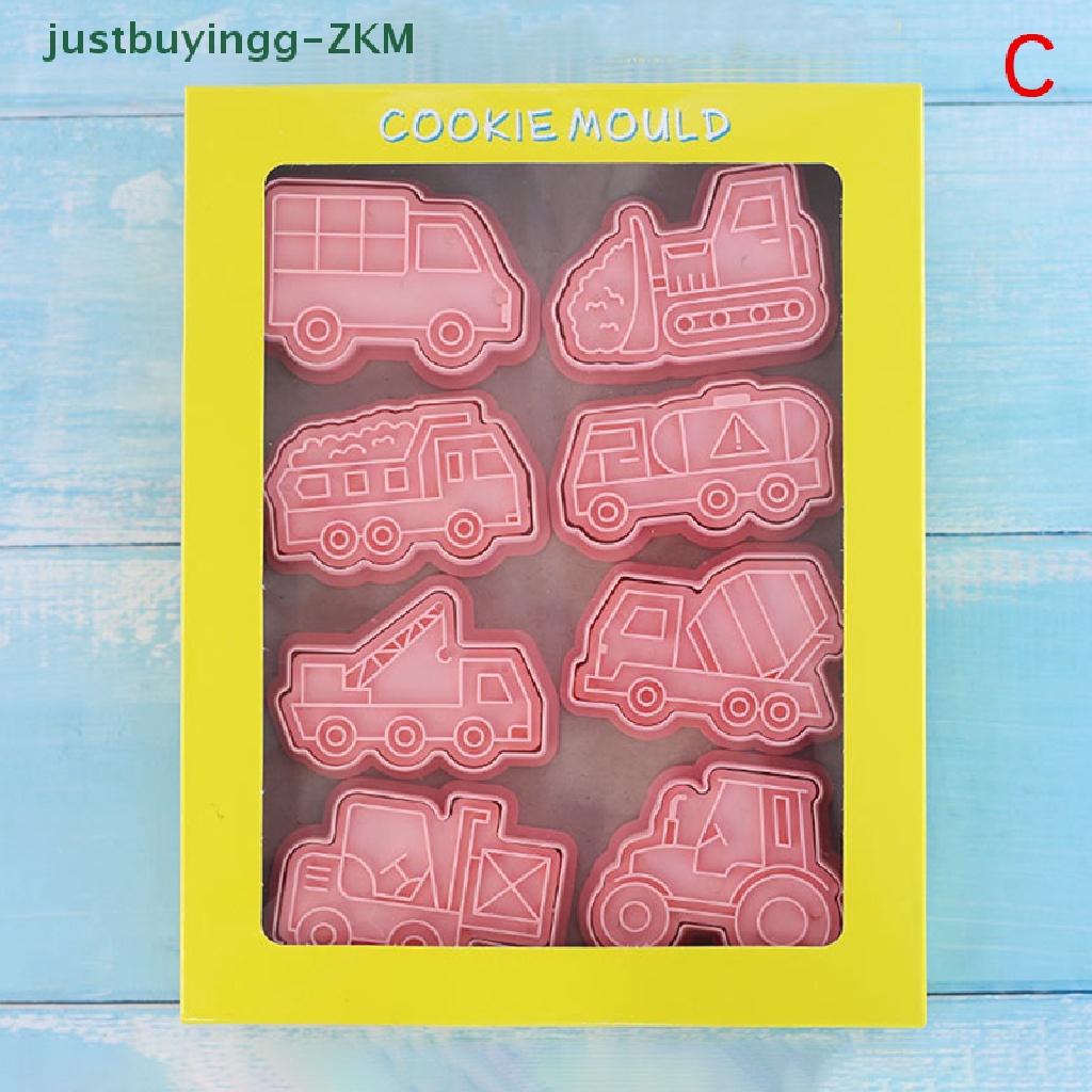 8pcs Cetakan Pemotong Kue / Biskuit Bentuk Truk