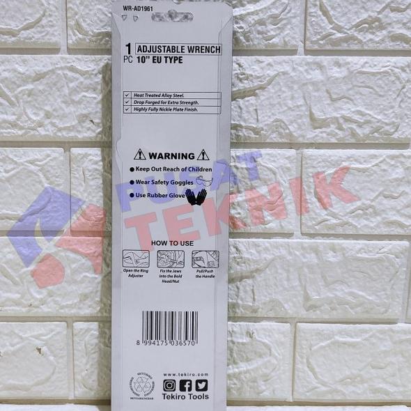 KUNCI INGGRIS TEKIRO 10" / KUNCI INGGRIS TEKIRO