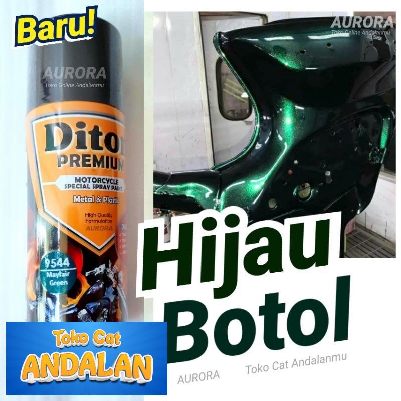 

DITON PREMIUM MAYFAIR GREEN 9544 pilok pilox pylox cat semprot motor mobil sepeda