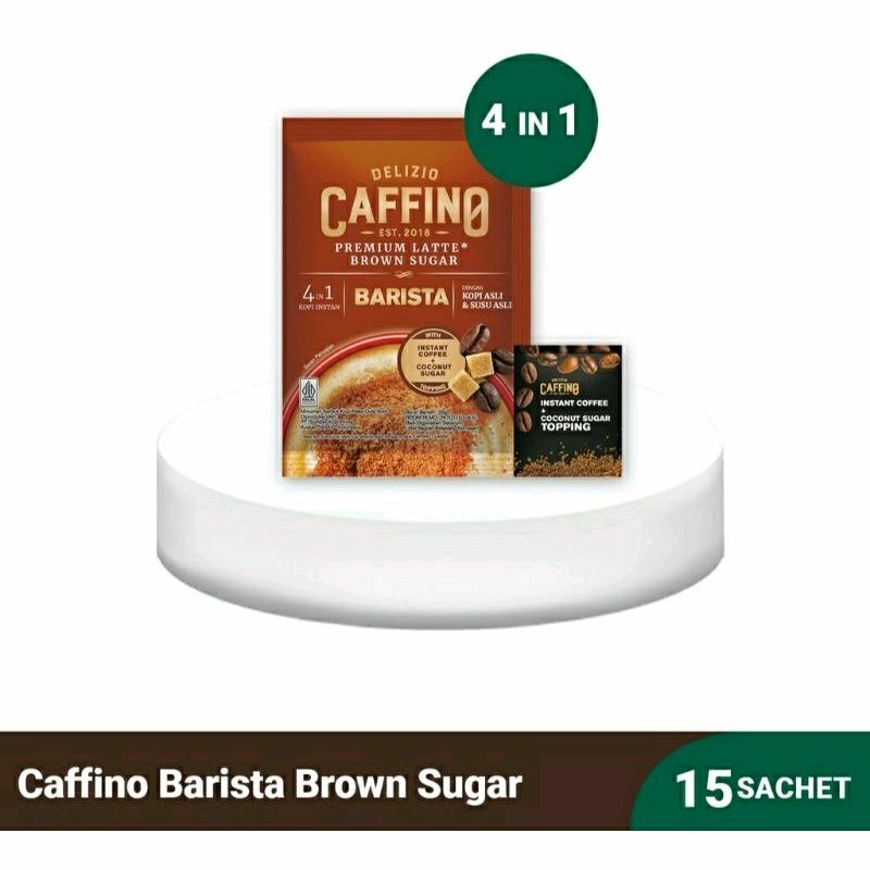 CAFFINO BARISTA LATTE BROWN SUGAR 15 SACHET