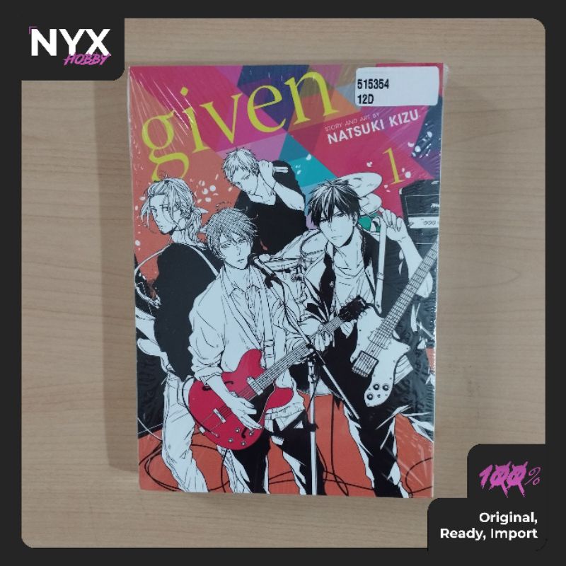 Given Manga Komik English Import Volume 1