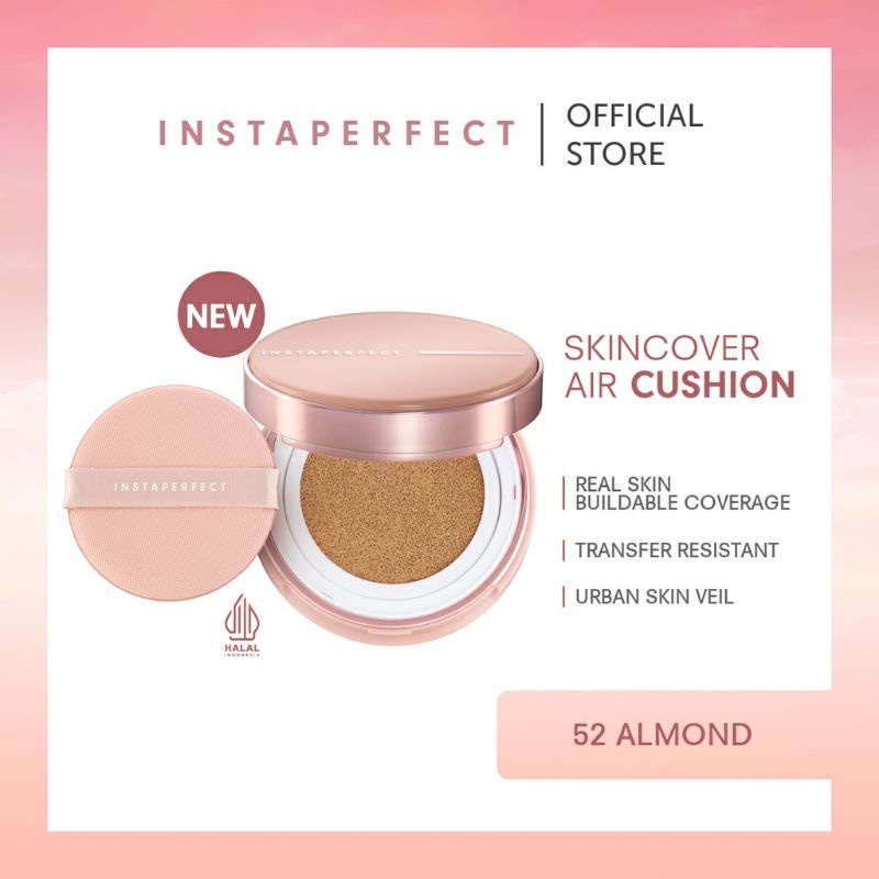 ☃️Cutezz_Ching1☃️Wardah Instaperfect Skincover Air Cushion SPF50 PA++++ 11g