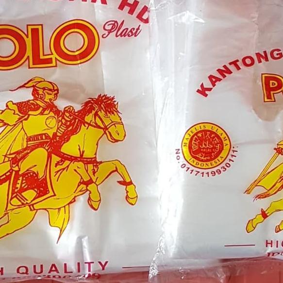 

PAKET ISI 5 Kantong Plastik HD Polo - Kresek Bening - Plastik uk 15 24