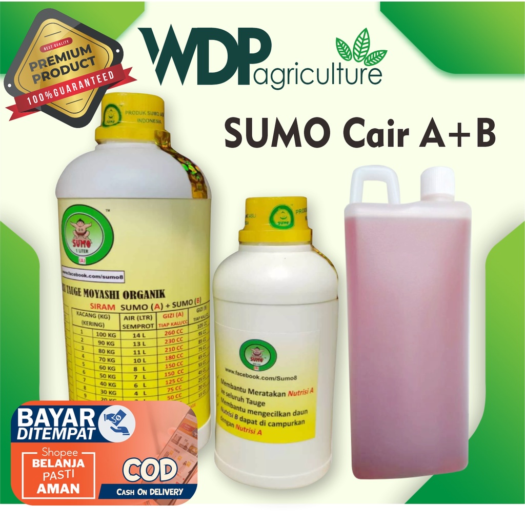 PAKET NUTRISI TAUGE ( sumo cair a+b + obat merah sitokin )