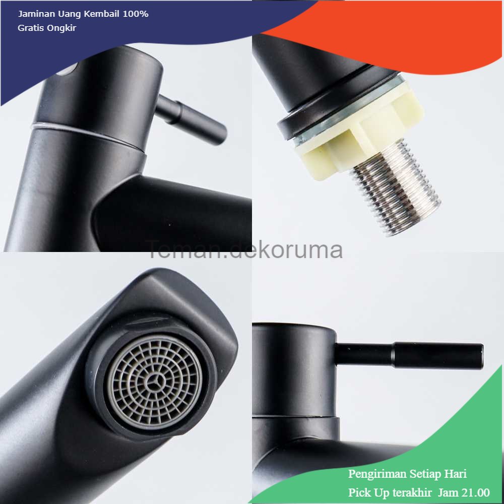 TD - PR VEMUSE Keran Air Bathroom Single Cold Faucet Stainless Steel - WB132