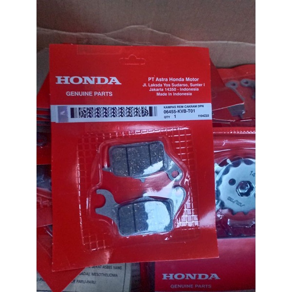 DISPED KAMPAS REM DEPAN VARIO CBS.BEAT.SCOPY.DLL KODE 06455-KVB-T01
