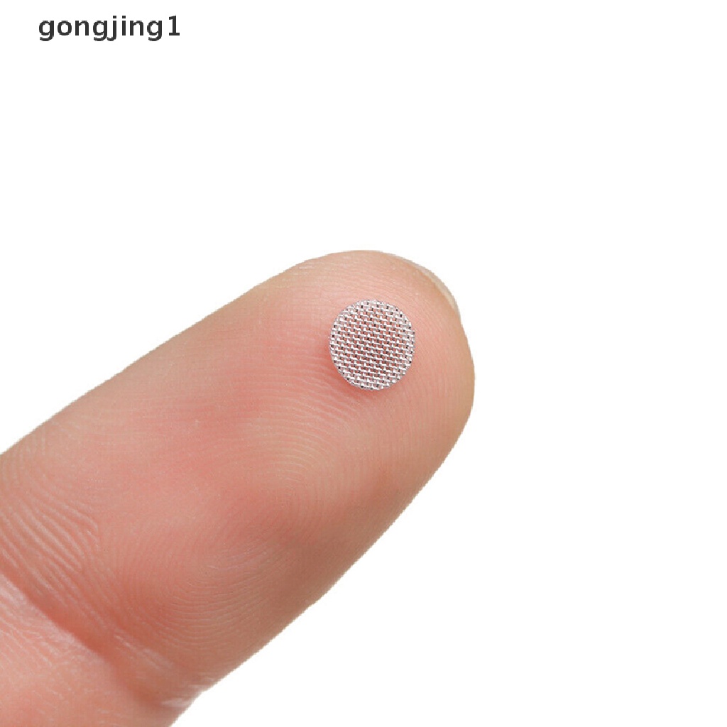 Ggg 20pcs / Set Jaring Mesh Baja Anti Debu Ukuran 4.2 / 4.7 / 5mm Untuk Aksesoris Earphone DIY