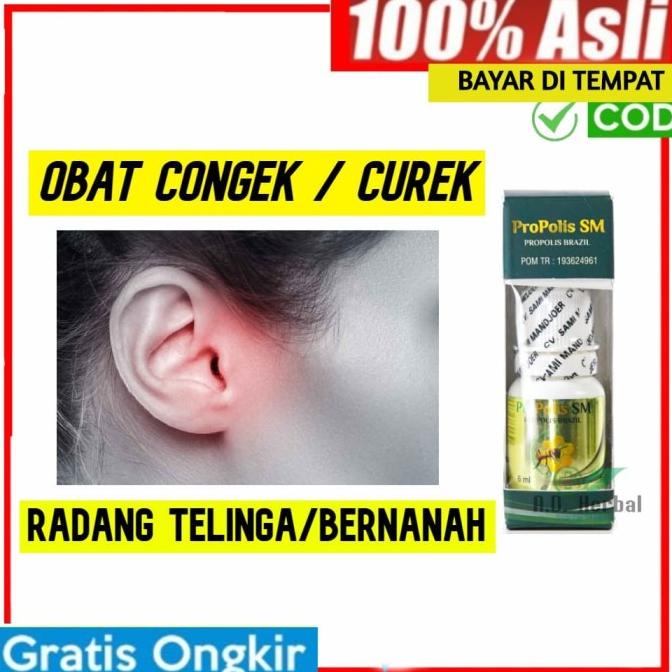 

BAYAR DITEMPAT Obat radang telinga bernanah berair - congek curek herbal propolis sm /OBAT TELINGA BERDENGUNG/OBAT TELINGA BERAIR/OBAT TELINGA TERSUMBAT/OBAT TELINGA BUDEG/OBAT TELINGA BERNANAH