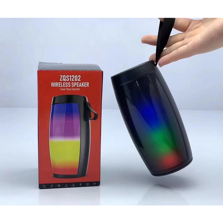 BOP SPEAKER BLUETOOTH 1202 RGB LED + BISA TWS SUARA BASS CETAR MENGGELEGAR