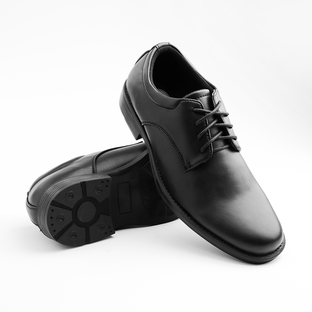 DERBY BLACK |ManNeedMe x ARF| Sepatu Pantofel Pria Derby Oxford Shoes Formal / Kantor ORIGINAL