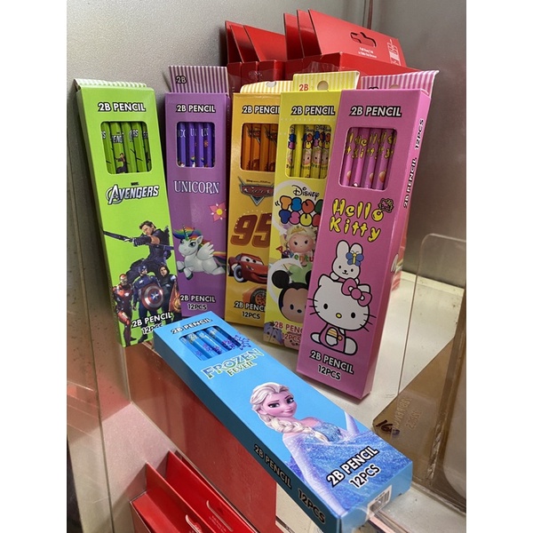 

PENSIL 2B 12pcs KARAKTER TERMURAH FANCY