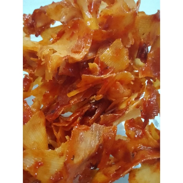 

keripikubi pedasmanis