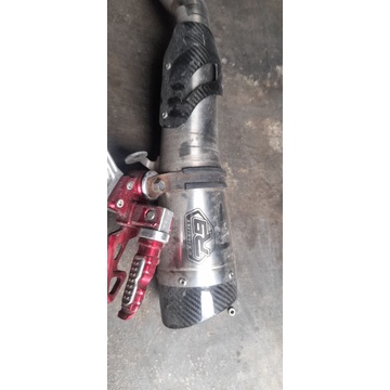 knalpot r 9 original bekas