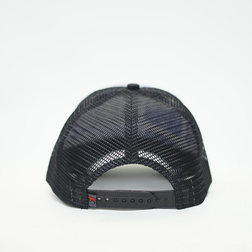 TOPI Trucker Jaring Busa Zarventure Abu Hitam 84