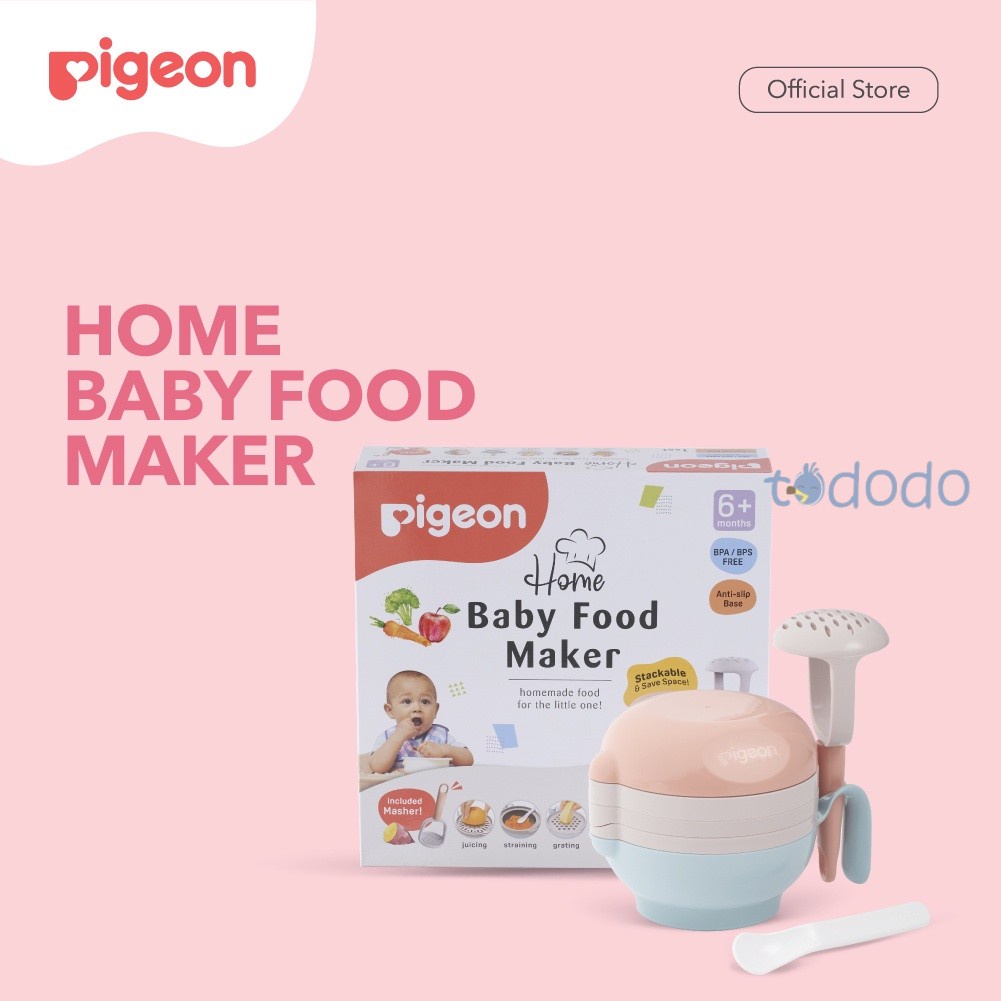 Alat Pembuat Makanan Bayi PIGEON Home Baby Food Maker
