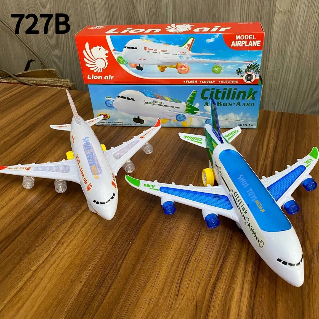 Mainan Anak Laki Laki Pesawat Terbang Citilink Airasia 727B / 163