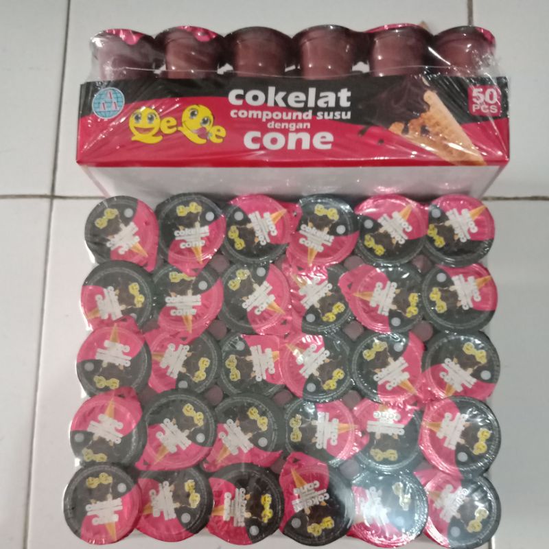 

coklat manis cone 50 pcs