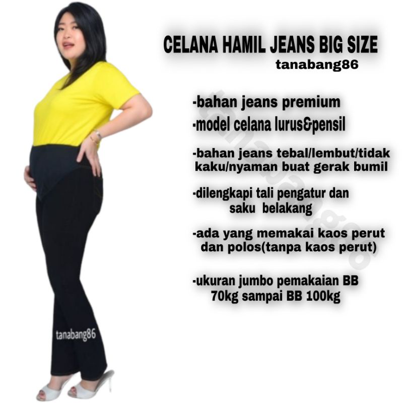 Celana hamil jeans jumbo/celana hamil jeans big size/celana ibu hamil bahan jeans/celana wanita hamil bahan jeans/celana ibu hamil ukuran besar/celana ibu hamil 100kg/celana jeans hamil/jeans hamil/jeans ibu hamil/celana hamil bahan jeans setrich