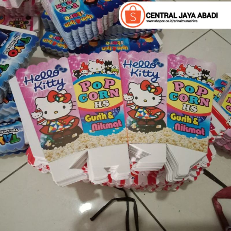 

300 LEMBAR KERTAS POPCORN 12 × 6 BAHAN IVORY PUTIH HIGH QUALITY DUS POP CORN BOX POPCORN KOTAK POPCORN KEMASAN POP CORN PRODUK TERBARU KUALITAS TERBAIK | CENTRAL JAYA ABADI 5726