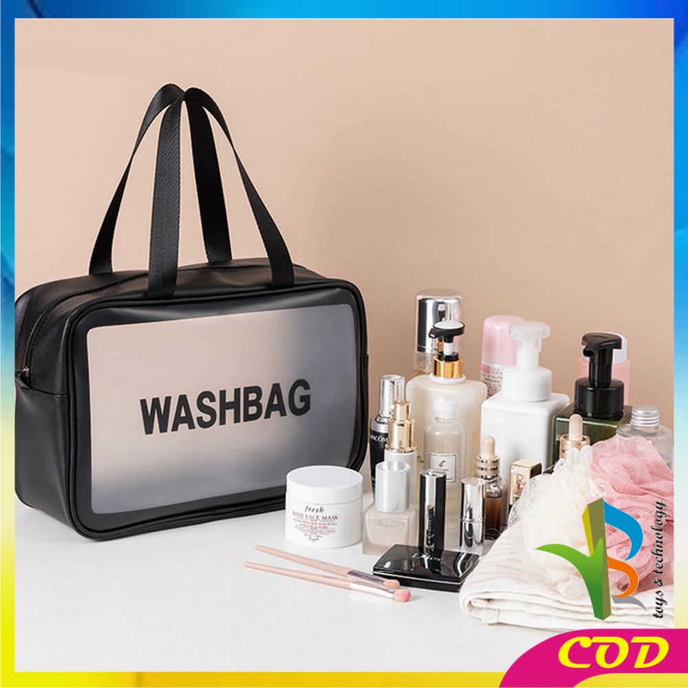 RB-T40 Tas WASHBAG Waterproof Pouch Travel Make Up Multifungsi / Tas Sabun Peralatan Mandi Traveling / Bag Organizer Tas Kosmetik Portable