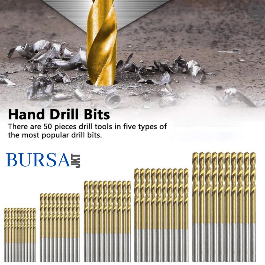 MATA BOR HSS 4241 TITANIUM COATED 1.5 MM ISI 10 PC