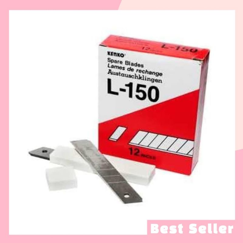 

Refill Isi Cutter Blade Besar Kenko L-150 1 Dus Isi 12 Pack