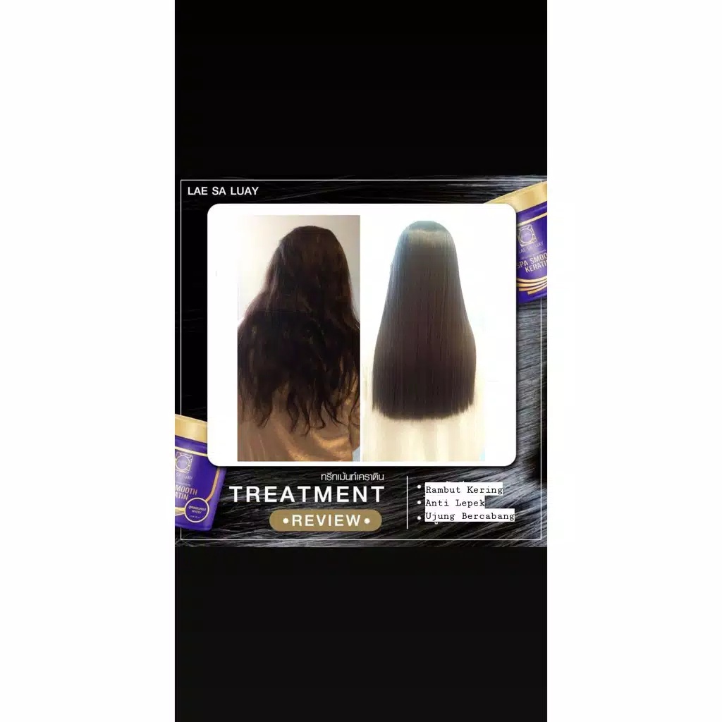 Nama - Lae Sa Luay Supreme Charcoal Smooth Keratin Shampoo &amp; Hair Spa