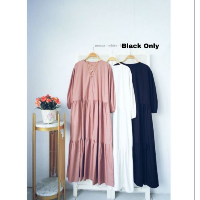 MIDI DRESS KATUN POPLIN (PRELOVED)