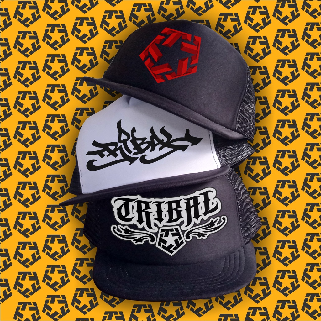 TOPI TRUCKER HATS JARING TRIBAL GEAR