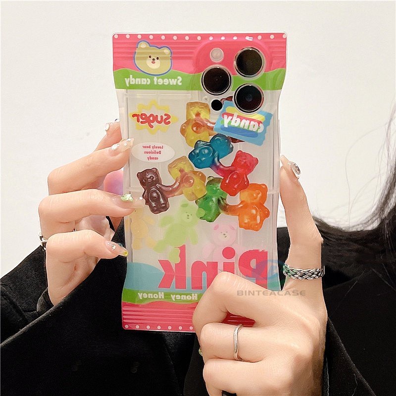 Casing Soft Case TPU Motif Gummy Bear Untuk Redmi Note 11 Pro / 11S / 10C / 10A / 9C / 9A / 10 / 9T / 9Note 10 / 10s / Note9 / Note8 / Poco / X3 / NFC / M3