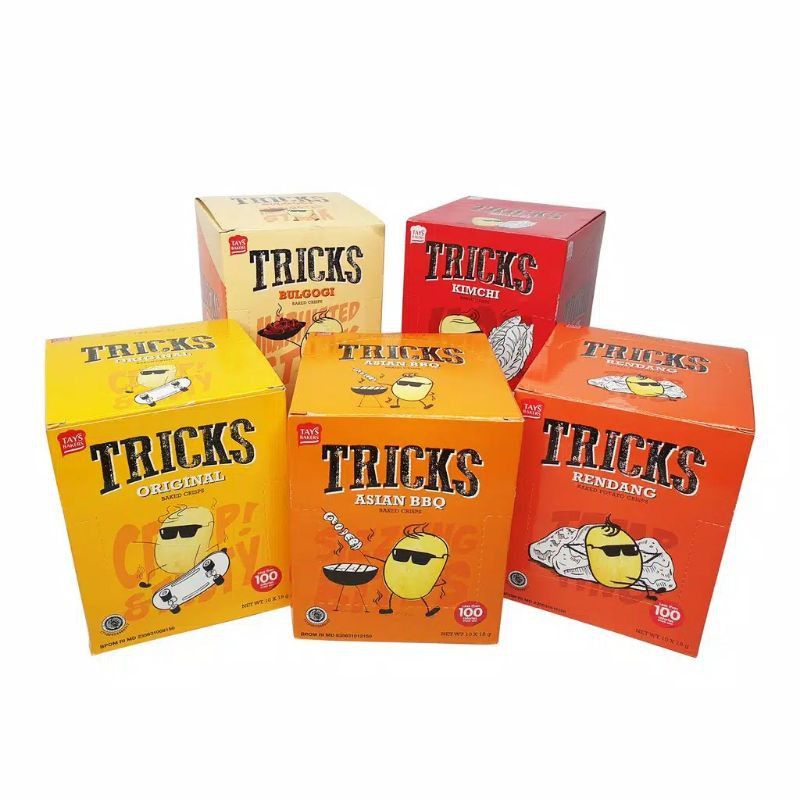 

TRIKS Potato Original/ Bulgogi/ Bbq/ Rendang/ Kimchi 12g x 10pcs 1 Box