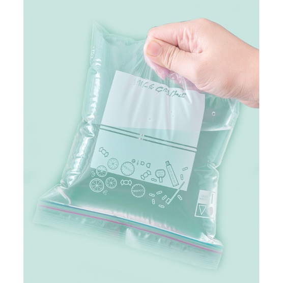 ❤ IJN ❤ Kantong Ziplock Double Seal Reusable Wadah Penyimpanan Makanan/Serbaguna Food Preparation