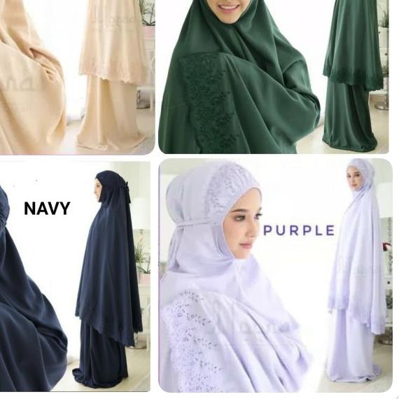 Promo Mukena bordir siti khadijah