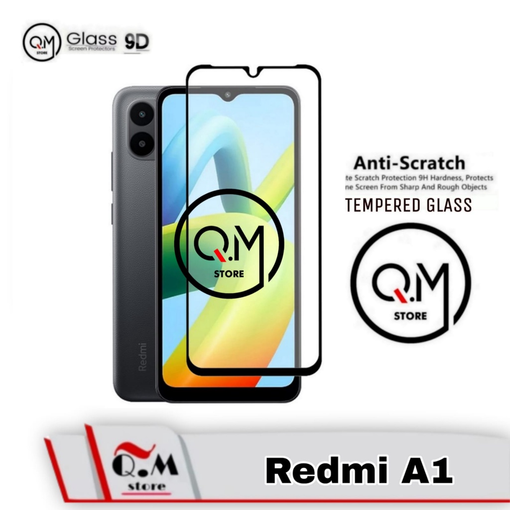 Tempered Glass Layar 9D Xiaomi Redmi A1 New 2022 Anti Gores  Screen Guard Pelindung Layar