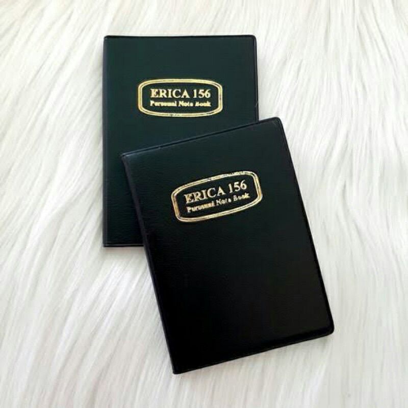 Agenda note kantong saku erica 156 pocket warna hitam