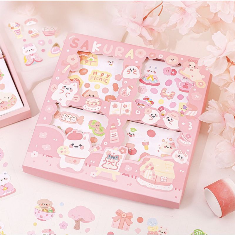 

Stiker Box Lucu Aesthetic Dekor Jurnaling Ecer 10 Lembar