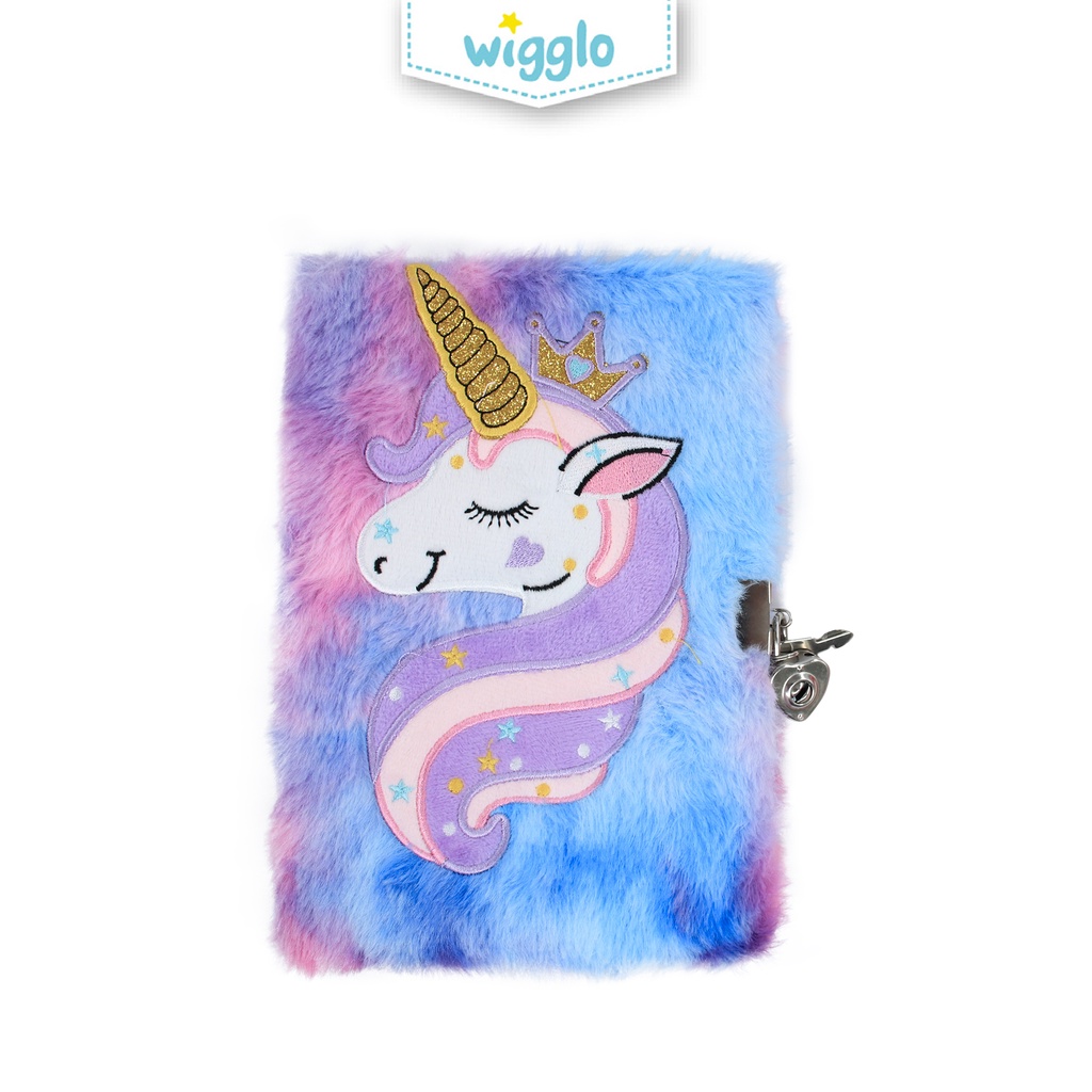 

Wigglo Winter Royal Notebook A5 Unicorn Purple