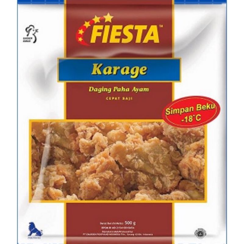 

FIESTA Karage Ayam 500gr (Daging paha ayam)