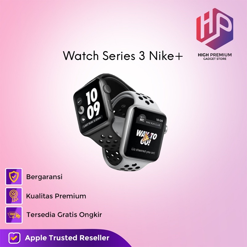 New iWatch Series 3 Nike+ (Nike Series) Original - Second Kondisi Terbaik